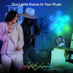 Heepulor Infinity Hyper Cube LED Table Lamp, Color-Changing Music-Sync APP-Controlled Ambient Light for Gaming, Party, Home (10 Inches)