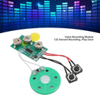 FOSA 120 Seconds Sound Recorder Module, Recordable Voice Module with Speaker, Recording Music Voice Player Sound Module Chip for Greeting Card