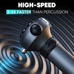 TILAT M1 Max Deep Tissue Vibration Therapy Massage Gun – 6500 RPM Handheld Muscle Massager with Thumb Head for Trigger Point & Full Body Pain Relief, Handheld Chiropractic Massager for Back, Neck
