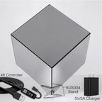 Heepulor Infinity Hyper Cube LED Table Lamp, Color-Changing Music-Sync APP-Controlled Ambient Light for Gaming, Party, Home (10 Inches)