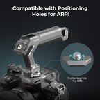 SmallRig Quick Release Top Handle with Quick Release Slider, Two-Way Smooth Installation, Ergonomic Design, 15kg Max. Load, Built-in Multiple Mounting Points, HawkLock H21-4483