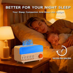 2026 4-in-1 Aroma Essential Oil Diffuser with Bluetooth Speaker Function, Humidifier, 12 Colors Night Light with 8 Nature Sounds, White Noise & Timer for Bedroom, Baby, Adults, and Kids (White)