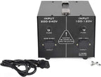 3000W ST-Pro Auto Step Up & Step Down Voltage Transformer Converter, Heavy-Duty AC 110/220V Converter with US Standard, Universal, Schuko AC Outlets & DC 5V USB Port by Goldsource [3-Year Warranty]