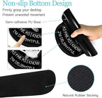 LIMKRIAN Ergonomic Mouse Pad with Wrist Rest Desk Mat Set, Skeleton Gaming Mouse Pads, Keyboard Mat Wrist Rest Cup Coaster, Funny Office Desk Accessories