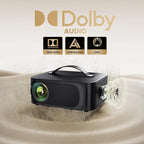 Projector-4K with WiFi and Bluetooth:[2000 ANSI/AI Auto Focus/Built-in APPs]Outdoor-Projector Smart TV OS 2.0 & DoIby, Portable Proyector Compatible with Netflix/YouTube/PrimeVideo, ONOAYO ONO3Pro 2.0