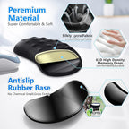 Gimars Mouse Wrist Rest, Pop It Fidget Wrist Support for Mouse-Pressure Relief, Ergonomic Memory Foam Mouse Wrist Pad with Massage Notes for Computer, Laptop, Office Work, PC Gaming-Wrist Pain Relief