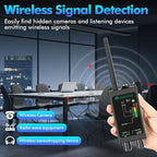 JMDHKK M8000 Hidden Camera Detector, Bug Detector,Camera Finder, Signal Detector for Hotels, Travels, Vehicles, Offices, Public Fitting Rooms (Gray)