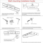 Vdsvksd Wall Mount Brackets Set Compatible with Vizio Soundbar M21d-H8R M21d-H8 SB362An-F6 V21d-J8, Bracket Screws Included