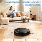 FGID Robot Vacuum and Mop Combo, 2 in 1 Mopping Robotic Vacuum Cleaner w Schedule,Robot Vacuum Self Emptying App/Remote,5000Pa Strong Suction, Slim, Ideal for Hard Floor, Pet Hair, Low-Pile Carpet