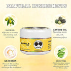 8.25 OZ Edge Control Wax for Women, Non-greasy Edge Smoother for Back Hair Extreme Hold Pack, Water-based Gel for All Hair Types, No Flaking, Extra Hold (Pineapple)
