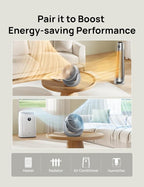 Dreo Fan for Bedroom, Table Air Circulator for Whole Room, 11 Inch, 40ft Strong Airflow, 120° Adjustable Tilt, 28db Low Noise, Quiet, 3 Speeds, 2025 New Desk Fan for Office, Kitchen, Home