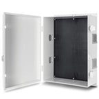Namunanee Outdoor Electrical Junction Box, ABS Water Resistant Enclosure with Internal Mounting Panel & Hinged Cover (18.1" H* 12.6" L* 6.3" W)