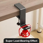 JAKO Headphone Stand - Aluminum Alloy Headphone Holder, Under Headset Stand for Desk Fit for PC Gaming Headset Hanger Hook Suitable for Office, Computer, Student Class Desk, Handmade Creator Table