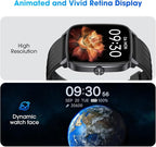 Pedometer Watch No APP/Phone Required, Waterproof Fitness Tracker Watch with Heart Rate Monitor, Large Screen with Pedometer, Sleep Tracking, Calories & Step Counter, Smart Watches for Women Men