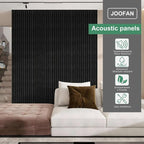 Premium Acoustic Wood Slat Wall Panels – Noise-Reducing Sound Absorption Panels for Home Theater, Studio & Office | Modern Decorative Slat Walling for Echo Control | Eco-Friendly & Easy to Install