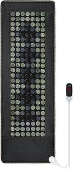 Infrared Heating Pad for Back, Full Body 72"x24", 6X Pain Relief with Natural Jade & Tourmaline, for Waist, Abdomen, Thigh, Hip, Neck, Shoulders & Back, Heats up to 154℉, Auto Shut-Off