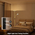 Aulaiyi Floor Lamps for Living Room,42W/4200LM Bright Floor Lamp,2-in-1 Dimmable Standing Lamp with Reading Light,69'' Tall Lamp with Remote & Touch Control, Modern Floor Lamp for Bedroom,Office