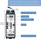 2.4GHz WiFi Access Control 400lb Holding Force Electic Magnetic Door Lock System Kit with Remote and Smartphone app Control, paired with Wireless Slim Push Switch (Electric Strike Lock kit)