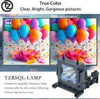 TZRSQL Original LMP-H202 LMP-H201 Replacement Projector Lamp Bulb for Sony VPL-HW30AES HW30ES HW50ES HW55ES VW95ES HW30 HW30ES SXRD HW40ES HW10 VW80 HW15 VW85 GH10 HW20 VW90ES VW70 with Housing
