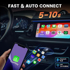 HEYINCAR+ H-Air Wireless CarPlay & Android Auto Adapter, 2025 Upgrade, Plug & Play USB Dongle, Convert Wired CarPlay Auto to Wireless, No Latency, Fast Connection, for Apple iPhone & Android Phones