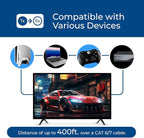 OREI Receiver only for EX-500-K 4K HDMI Extender Over IP CAT6 by One to Many Upto 400 Feet, Send to Multiple Location Over 1G Switch (EX-500-RX)