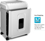 Aurora High-Security 12-Sheet Micro-Cut Paper/CD and Credit Card Shredder with 5.7 Gallon Pullout Basket / 60 Mins Running Time/Security Level P-4
