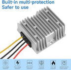 Acridine 20A 240W DC 24V 48V 36V to 12V Step Down Converter Golf Cart Voltage Regulator Reducer Waterproof Buck Transformer Wth Fuse