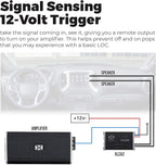 NVX XLCA2 X-Series 2-Channel Line Out Converter Digital Bass Enhancer with xBOOST and Remote Level Control