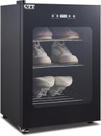 CTT 2.4 Cu.Ft Boot Dryer for Work Boots, Shoe Dryer for Sneakers, Gloves, Helmet & Boxing Glove, Electric Boot Dryer with Pull-out Detachable Rack, 3 Drying Mode, Timer, Auto-shut Off