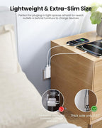 65W Ultra-Thin Foldable Charging Plug USB-C, Portable Mobile Phone and Laptop Charger, USB-C Wall Multi-Port Charger Outlet Suitable for iPhone 15/16/17 Series and Samsung Galaxy Series Models