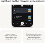 Google Nest Doorbell (Wired, 3rd Gen) - 2K Video and Gemini, Live View, Night Vision, 2-Way Audio - Works with Google Home - 2025 Model - Linen