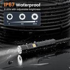 Endoscope Camera with Light: Dual Lens Industrial Endoscope Borescope - 1080P HD Borescope Camera with Light- 16.4FT Flexible Waterproof Inspection Bore Scope for Plumbing Automotive Sewer