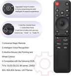 Replacement for LG MR25GA Magic Remote AKB76046602, Voice Control & Pointer Remote Compatible with LG TVs 2025 OLED G5/C5/B5 QNED 92A/85A/80A UA77 Series & Older Models MR25GA/24GA/23GA/22GA/21GA/20GA