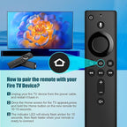 L5B83H Replacement Remote Control with Voice Function Fit for Amazon SecoundGen TVCube, TV Stick 1st Gen & SecondGen