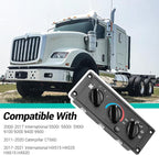 3518702C93 AC Climate Control Module Compatible with 2000-2017 International 5500i 5600i 5900i 9100 9200 9400 9900/2011-2020 CAT CT660/2017-2021 International HX515 HX520 HX615 HX620 HVAC Panel Unit