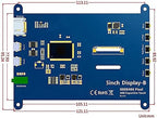 ELECROW 5 Inch Touch Screen Monitor for Raspberry Pi - 800×480 Mini Monitor Touchscreen LCD Display Compatible with Raspberry Pi 5/4/3B+/3B, BB Black, Banana Pi, Jetson Nano, Windows, PC