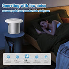 HTONG Innovation V2262-50 7 Inch Bathroom Exhaust Fan, 50 CFM Ceiling Exhaust Fan for 8" Rough-in Opening, 1.0 Sones Quiet Effective Ventilation for Bathroom, Kitchen, Laundry Room, Mobile Home