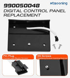Mtsooning 990050048 Digital Control Panel LED Display Replacement for Masterbuilt MB ESQ30B, ESQ30S, 20070106, 20070206, 20072010, 20070910 Electric Smoker Grill Models Controller