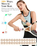 Fitness Tracker Watch for Women Men, Step Counter Compatible with iPhone Android, IP68 Waterproof Activity Tracker with Sleep Monitor, 110+ Sports Pedometer (Minimalist, Cold Steel Silver, 1.57)