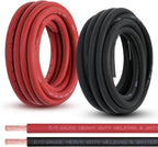 Shirbly 2/0 Gauge Battery Cable, 20FT Red + 20FT Black 2/0 AWG Pure Copper Wire Welding Cable, for Automotive, Battery, Solar and Generator, Standard USA OFC Wire