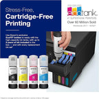 Epson EcoTank ET-2800 Wireless Color All-in-One Cartridge-Free Supertank Printer with Scan and Copy â€“ The Ideal Basic Home Printer - Black, Medium