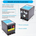 Fukueesn Anti Static Ionizing Air Gun 4.6KV upgrade Static Eliminator Anti Static Ionizer + High Voltage Generator with one Air gun