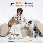 Neakasa P1 Pro Pet Grooming Kit & Vacuum Suction 99% Pet Hair, Professional Clippers with 5 Proven Grooming Tools for Dog and Cat