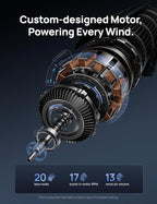 Dreo Smart Tower Fan for Bedroom, Floor Standing Bladeless Oscillating Fan with Remote, 9 Speeds, 4 Modes, 12H Timer, for Indoor Bedroom Home Office, WiFi Voice Control, Cruiser TF518S