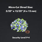 Aurora Professional Grade 150-Sheet Auto Feed Micro-Cut Paper and Credit Card Shredder with 6.3 Gallon Pullout Basket / 60 Minutes/Security Level P-4