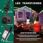 2PCS Replacement 30V 0.12A LED Transformer Class 2 Power Supply Adapter Ip44 LED Light Controller Low Voltage Transformer for Christmas String Light Inflatable Decorations (30V3.6W 2PCS)