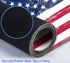 American Flag XXL Extended Mouse Pad, Laptop Pad, Waterproof, Non Slip, Gaming Office and Home Stitching Edge Table Pad 35.4 x 15.7 x 0.12 Inches