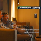 TOPGREENER Motion Sensor Light Switch Dimmer, Electronic Dimmer with PIR Motion Sensor, Occupancy & Vacancy Modes, 150W LED/CFL, Single-Pole, UL Listed, TDODS5-120-BR, Brown