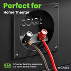 GEARit Pro Series 16AWG Speaker Wire, 16 Gauge Speaker Wire Cable (100 Feet / 30 Meters) Great Use for Home Theater Speakers and Car Speakers, Transparent Black/Red