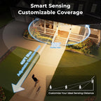 VIANIS Advanced Motion Sensor Light Outdoor, 2 Pack Large Bronze Exterior Lighting Fixtures, Easy-to-Install, Aluminum Waterproof Porch Lights Outdoor with Water Glass for Porch, Garden, Front Door